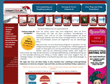 Tablet Screenshot of jobperclick.de